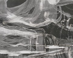 Deborah Freedman, « Watershed #7 », monotype, paysage abstrait