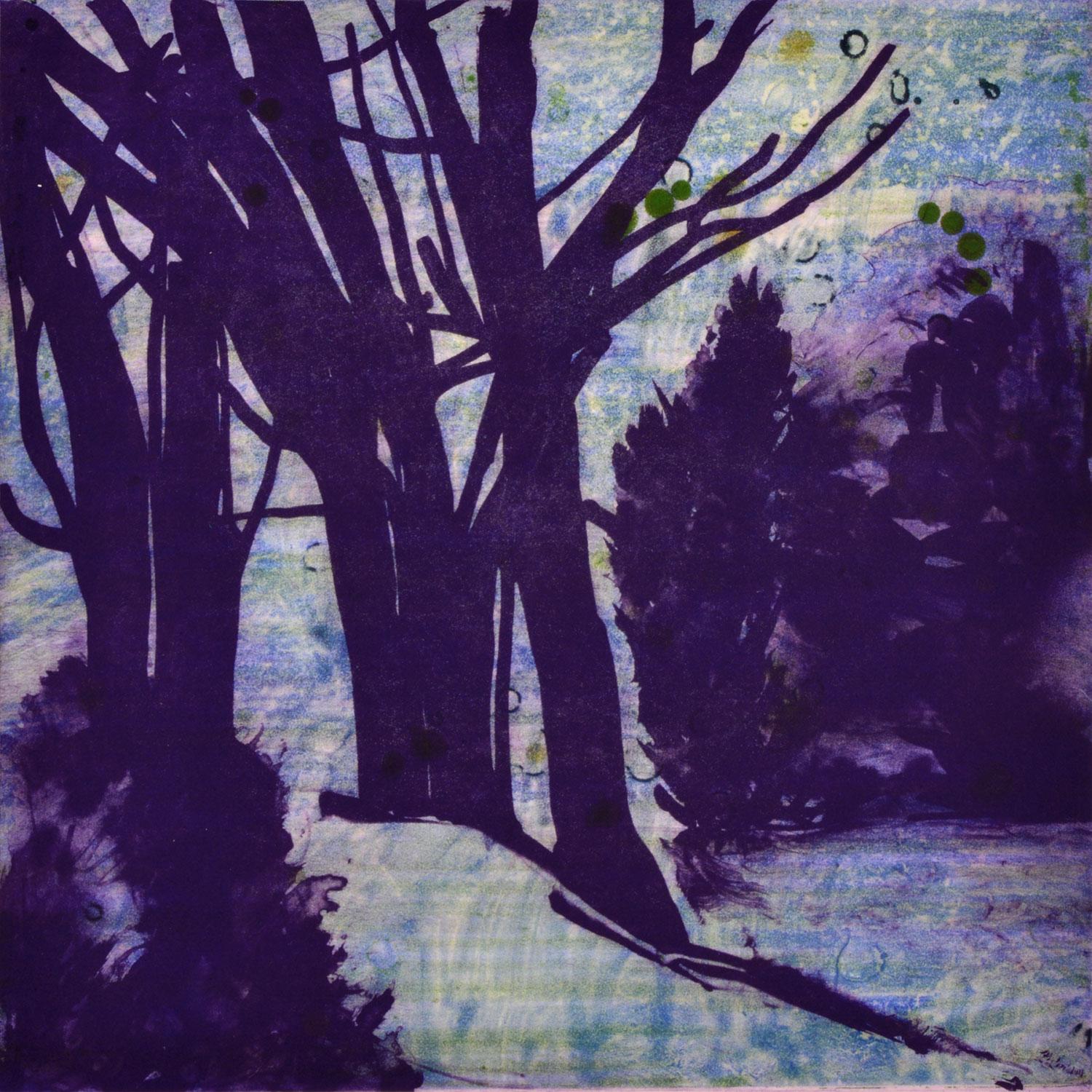 Deborah Freedman Landscape Print – Frühlingsgefühle II