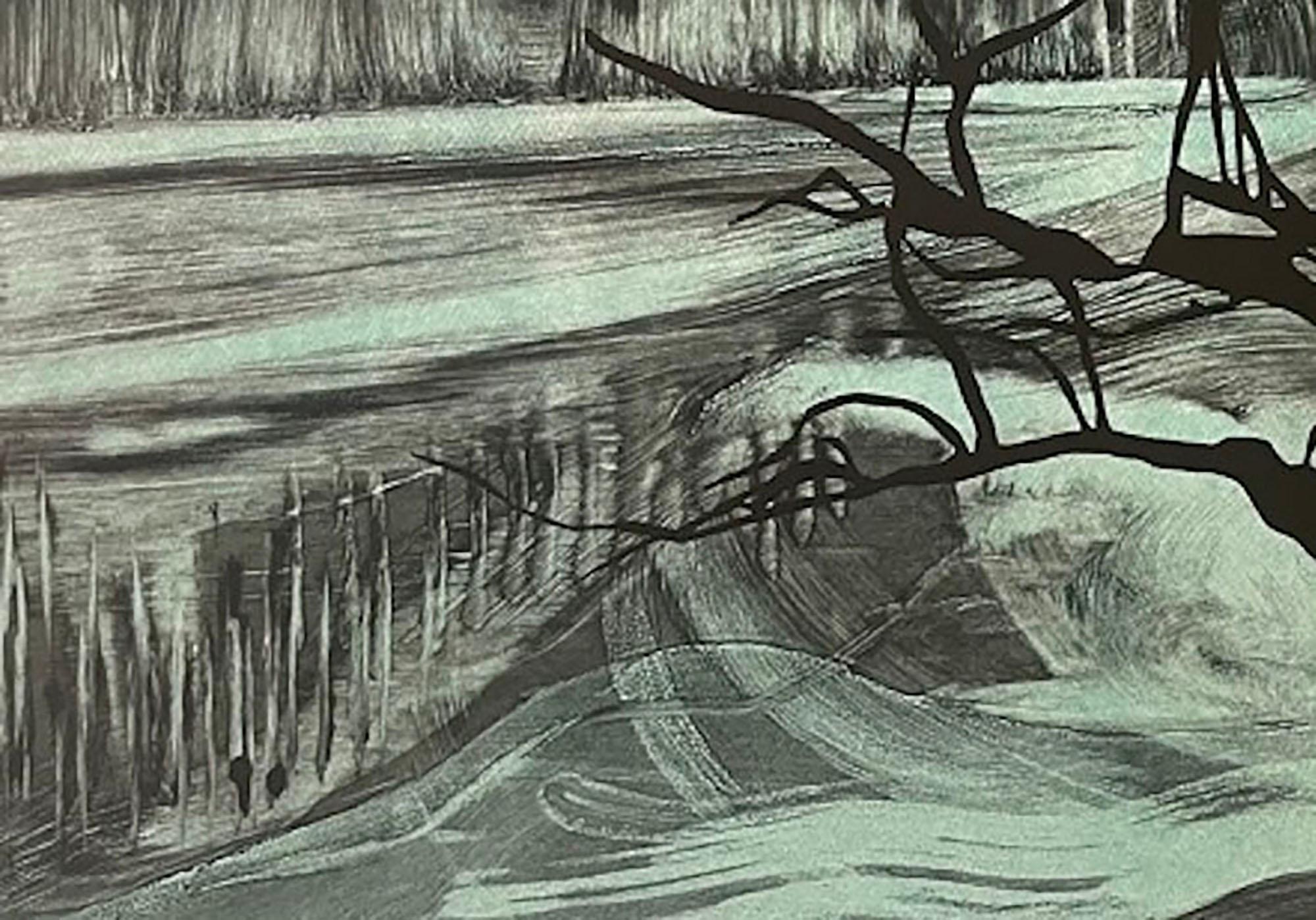 Watershed #10 - Contemporary Print by Deborah Freedman