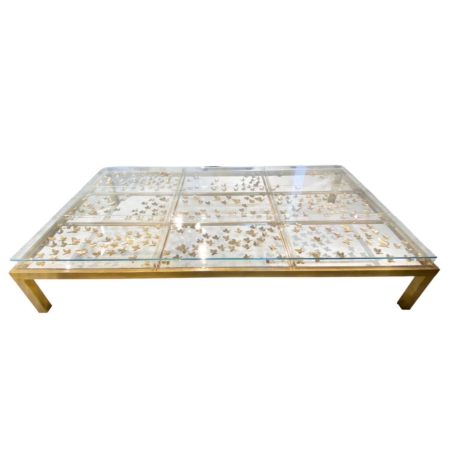 Deborah French Butterfly Coffee Table 