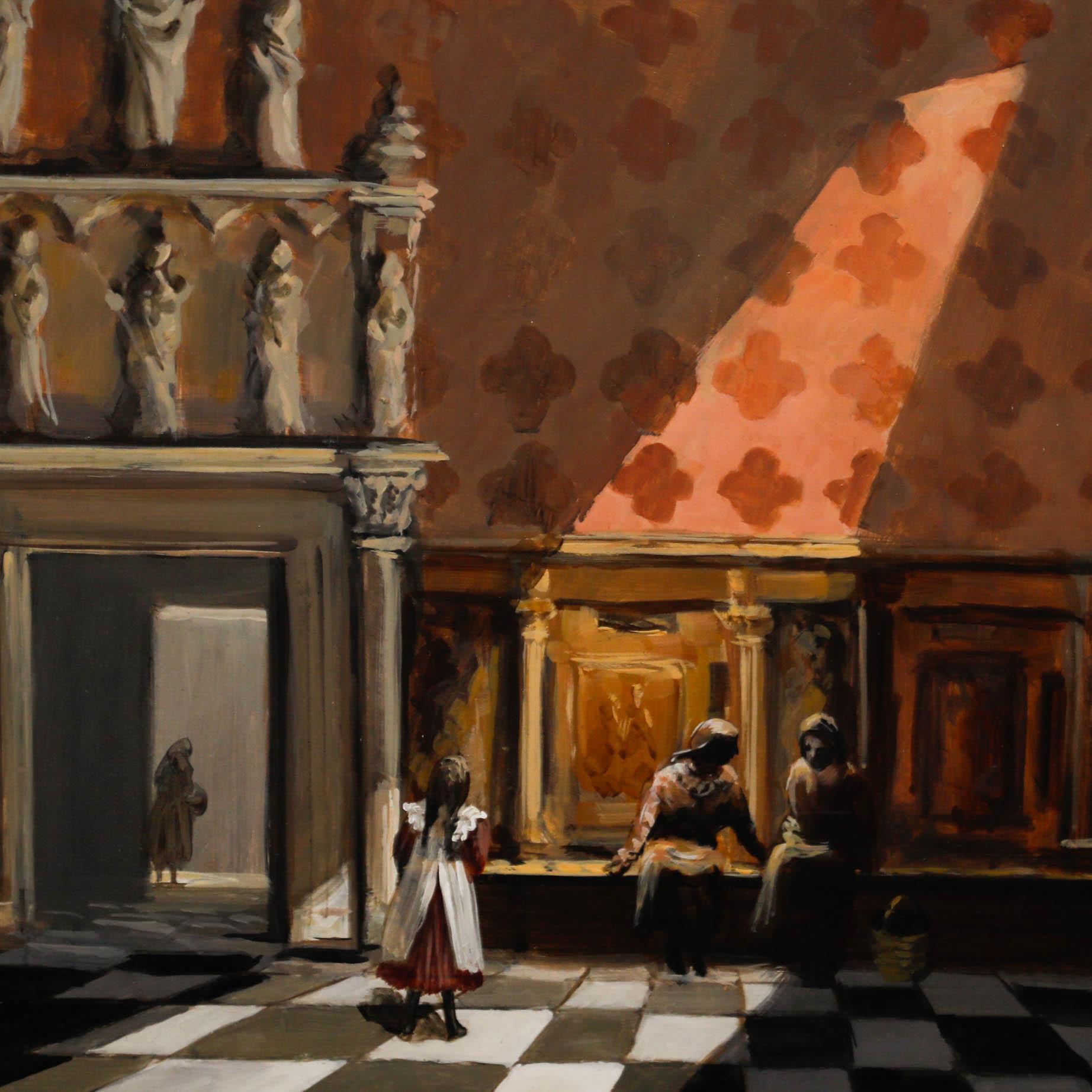 Deborah Jones (b.1922) - Framed 20th Century Oil, San Zanipolo, Venice 3