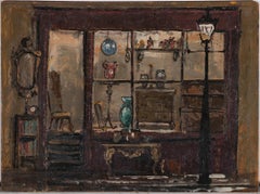 Deborah Jones (b.1922) - Mid 20th Century Oil, The Antique Shop