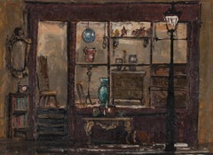 Deborah Jones (b.1922) - Mid 20th Century Oil, The Antique Shop