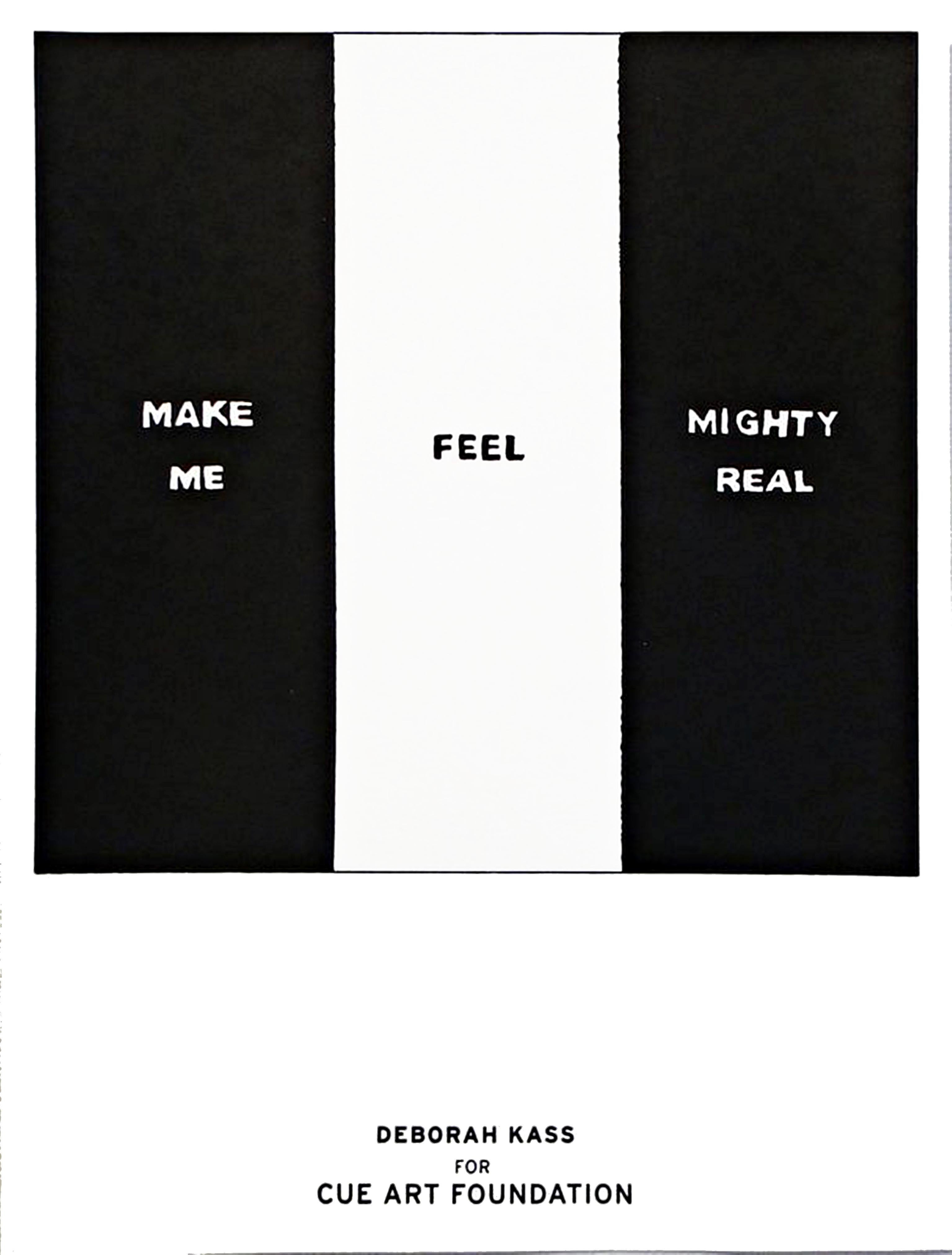 Deborah Kass Figurative Print - Deb Kass, Make Me Feel Mighty Real Pop Art silkscreen signed edition of only 35