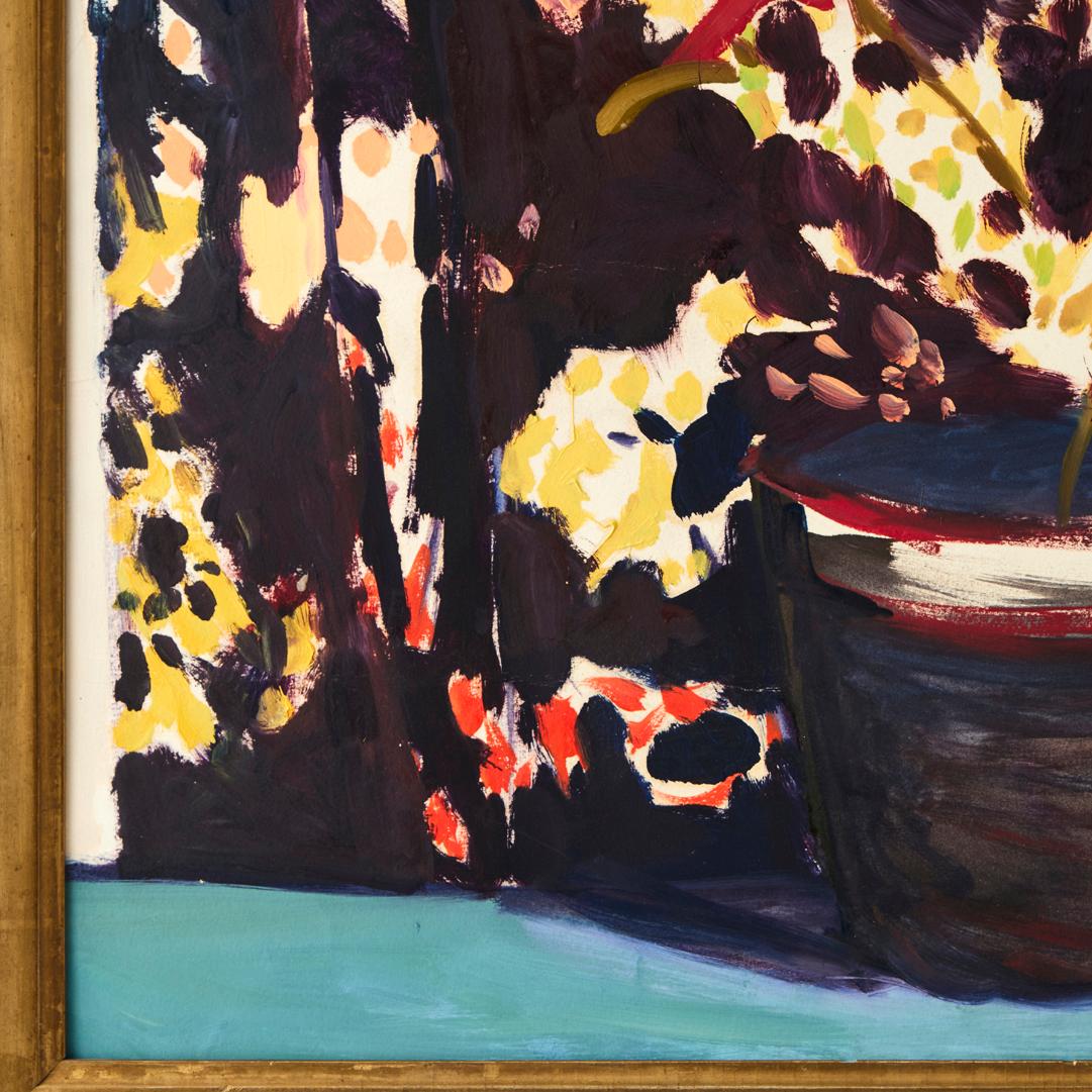 - Dimensions: 26” x 26” x 1”

- Oil on canvas, framed

- Deborah Kriger, born 1953, received her BFA from the Maryland Institute of Art. Inspired by light, texture, pattern, and color, she often paints en plein air in upstate New York and in France.
