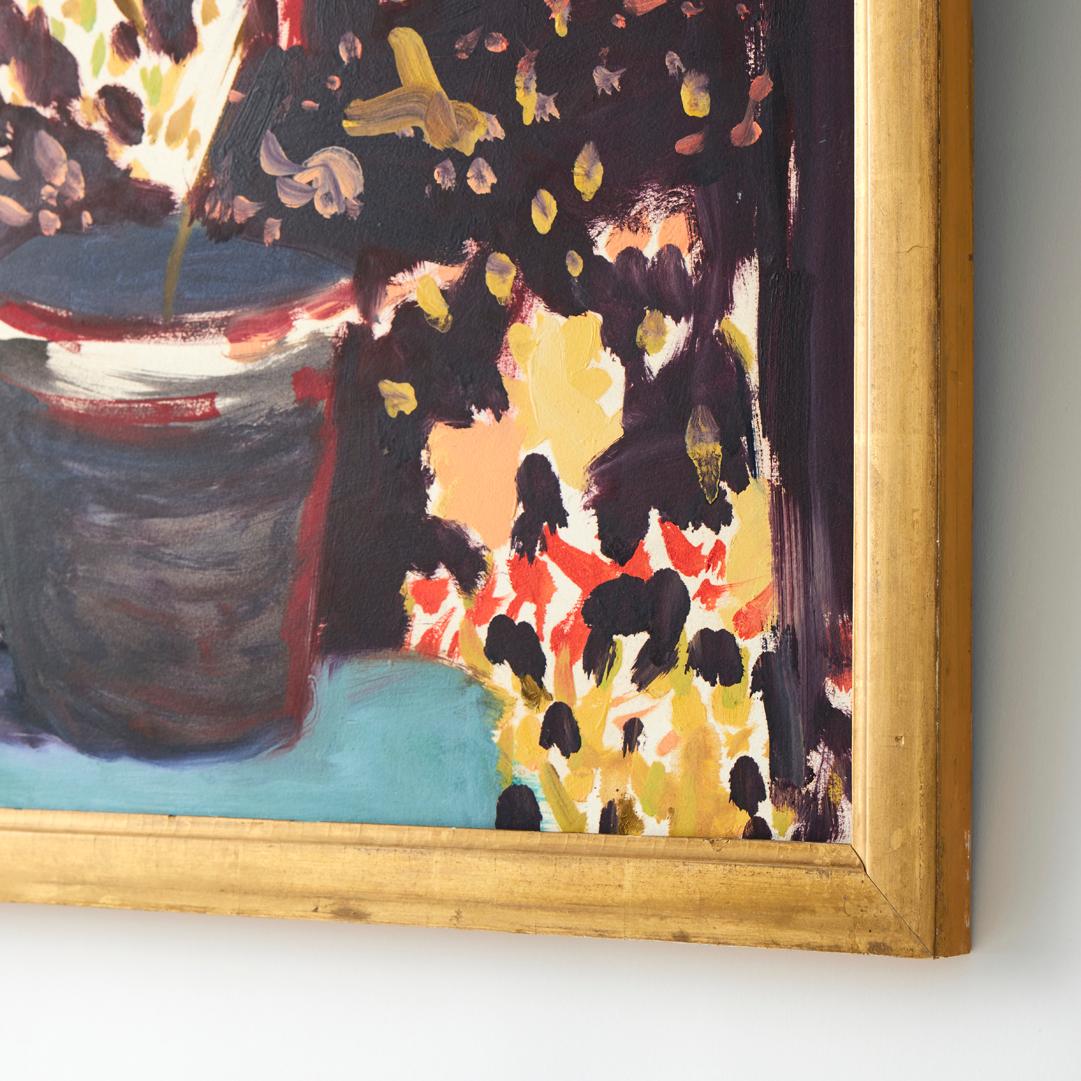 Expressionist Deborah Kriger, Floral Study, Late 20th Century For Sale