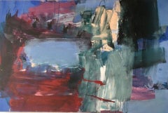 Deborah Lanyon, Lake, Original Abstract, Affordable Contemporary Art, Art Online