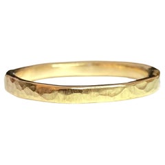 Deborah Murdoch 18 Karat Yellow Gold Textured Ring
