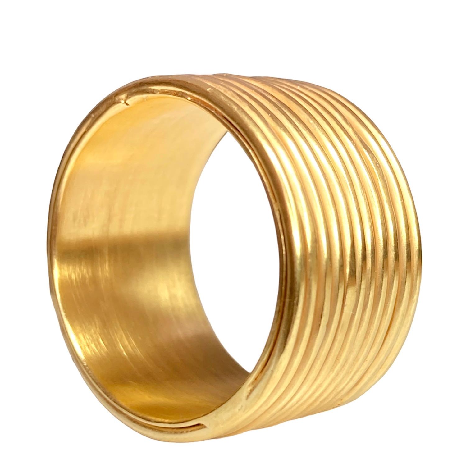Contemporary Deborah Murdoch 18kt Gold Vermeil Circlet Ring