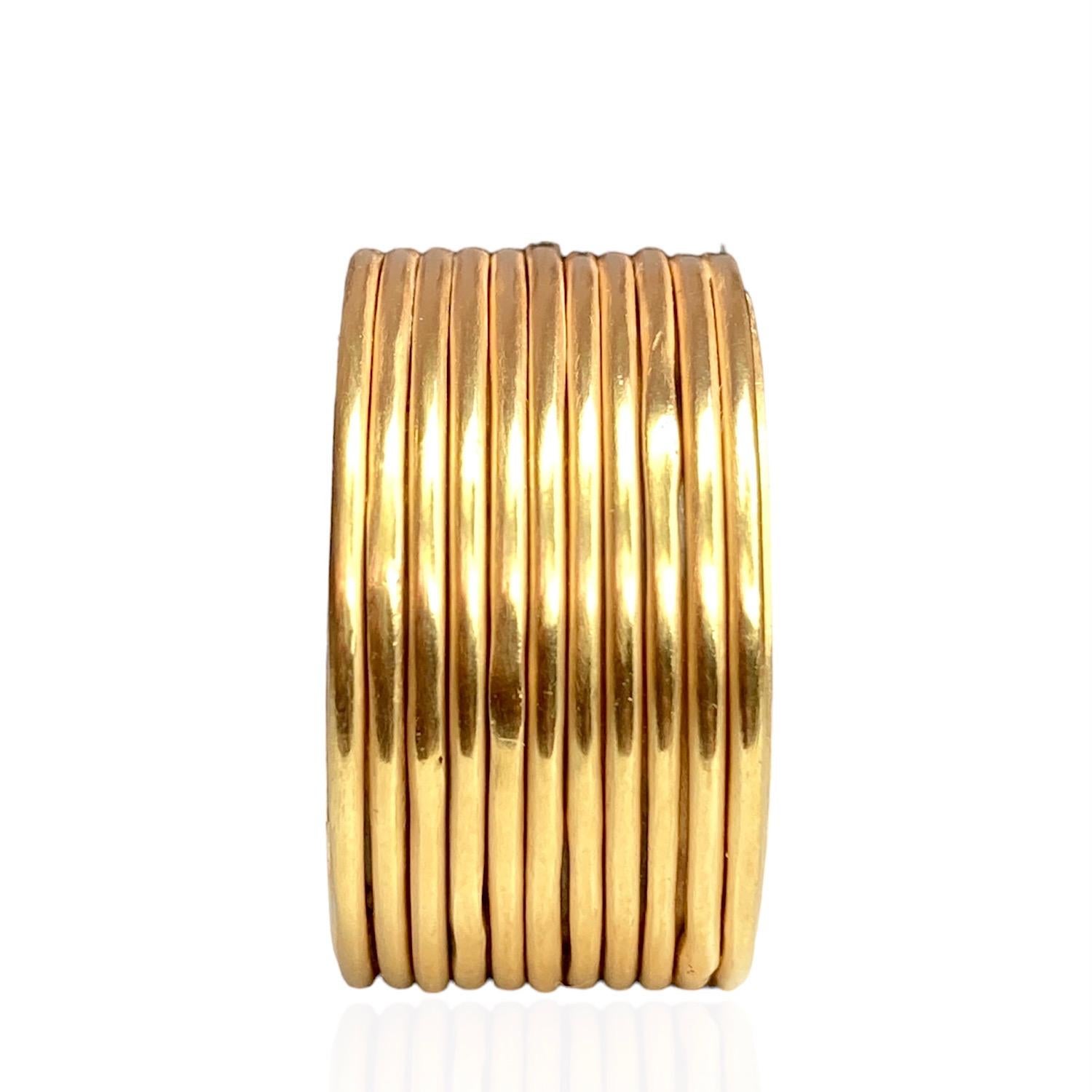 Deborah Murdoch 18kt Gold Vermeil Circlet Ring In New Condition In Scotland, GB