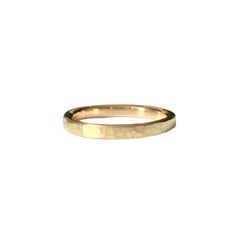 Deborah Murdoch 18kt Yellow Gold Textured Ring Band