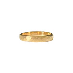Deborah Murdoch 18kt Yellow Gold Textured Ring Band