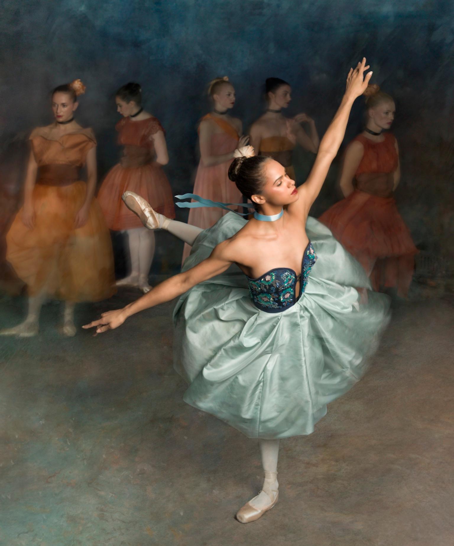 Misty Copeland, American Ballet Theatre, Degas series # 3 for Harper's Bazaar - Photograph by Deborah Ory & Ken Browar