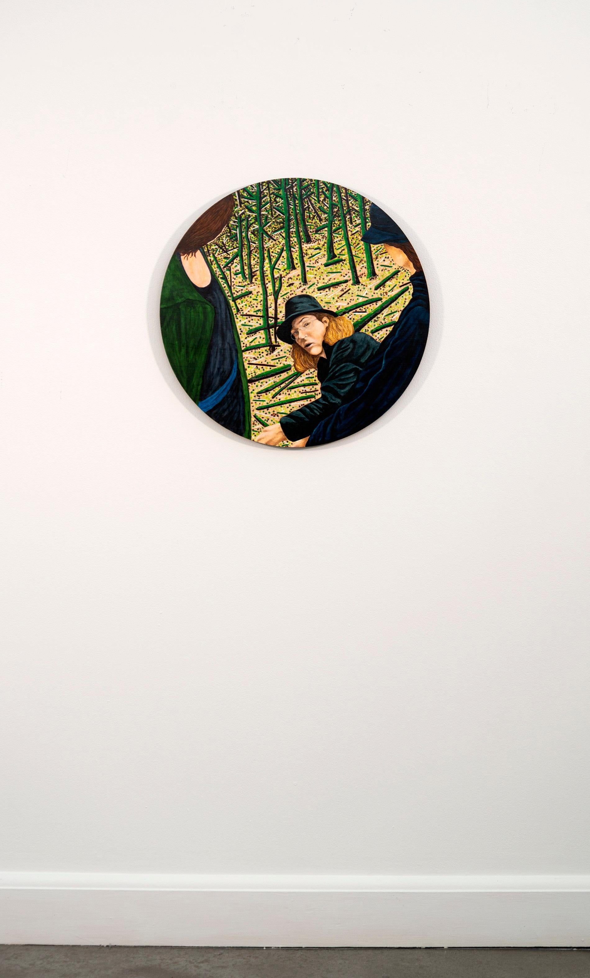 The Quality of Mercy - zeitgenössisch, figurativ, Öl auf Platte (Zeitgenössisch), Painting, von Deborah Root