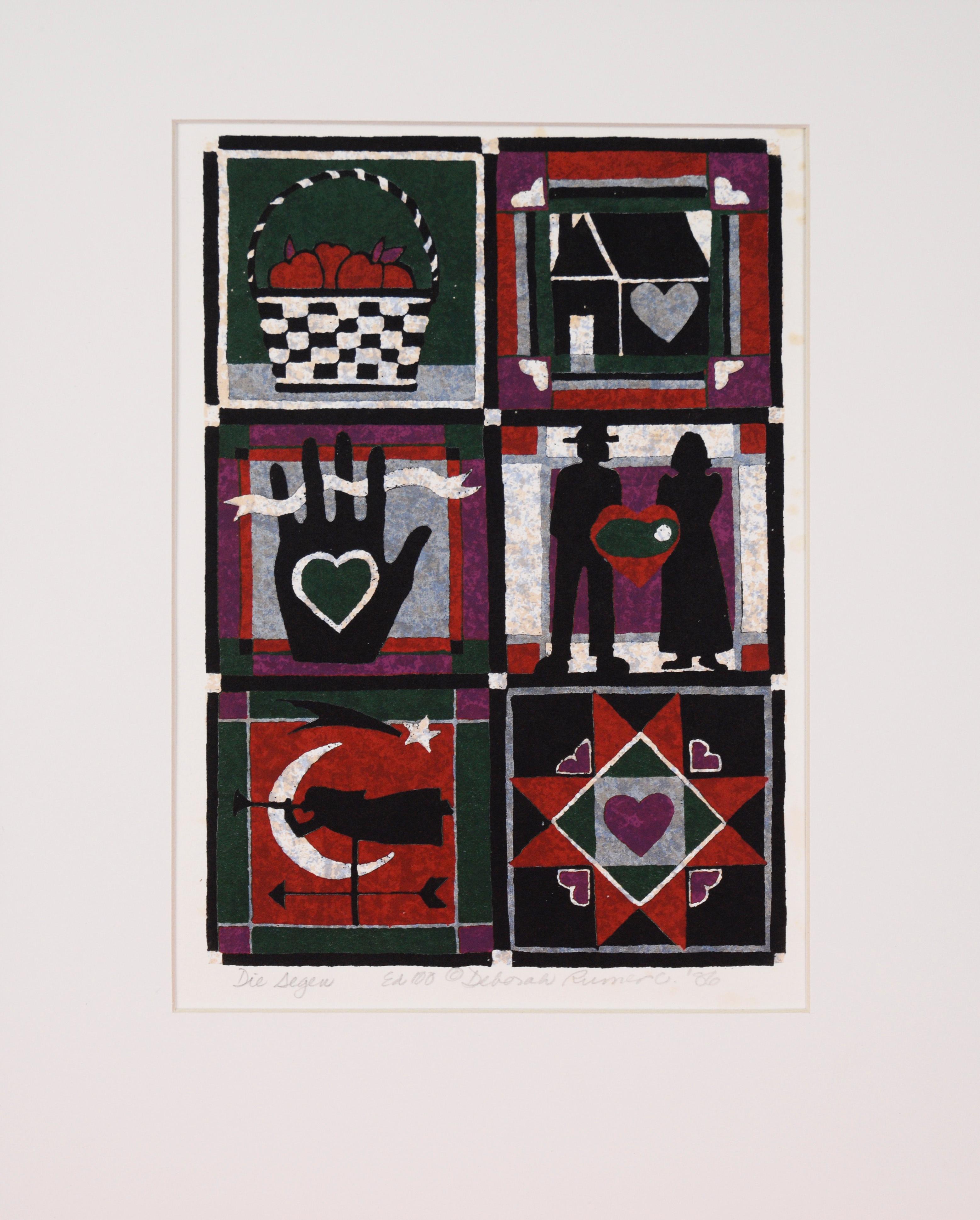 "Die Segen" (Sins/Blessing) - 1986 Lithograph On Paper