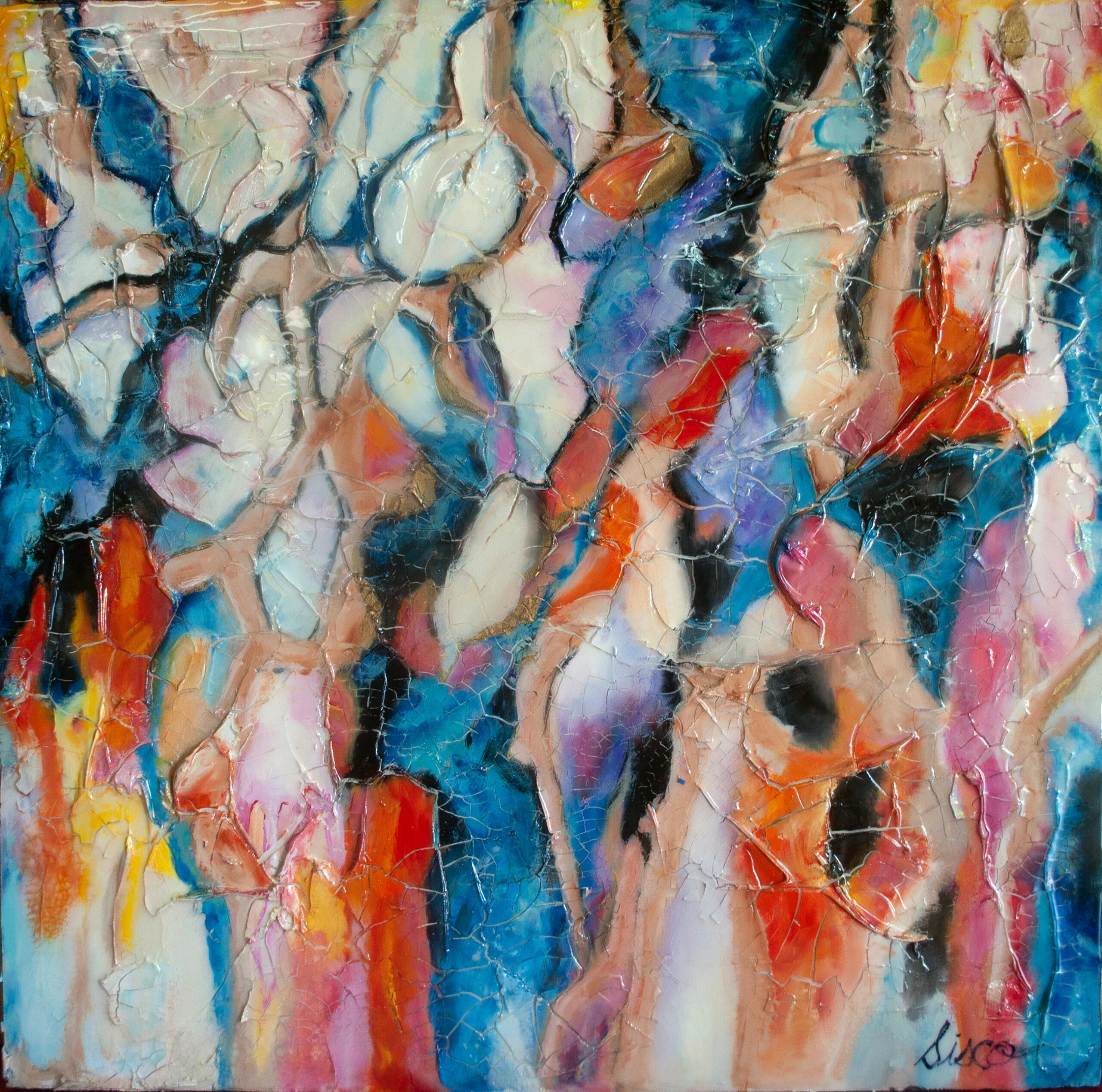 Pieces of a Dream - Painting by Deborah Sisco