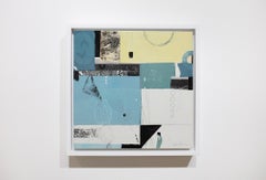 "Catch the Wind" Mixed Media Collage Painting