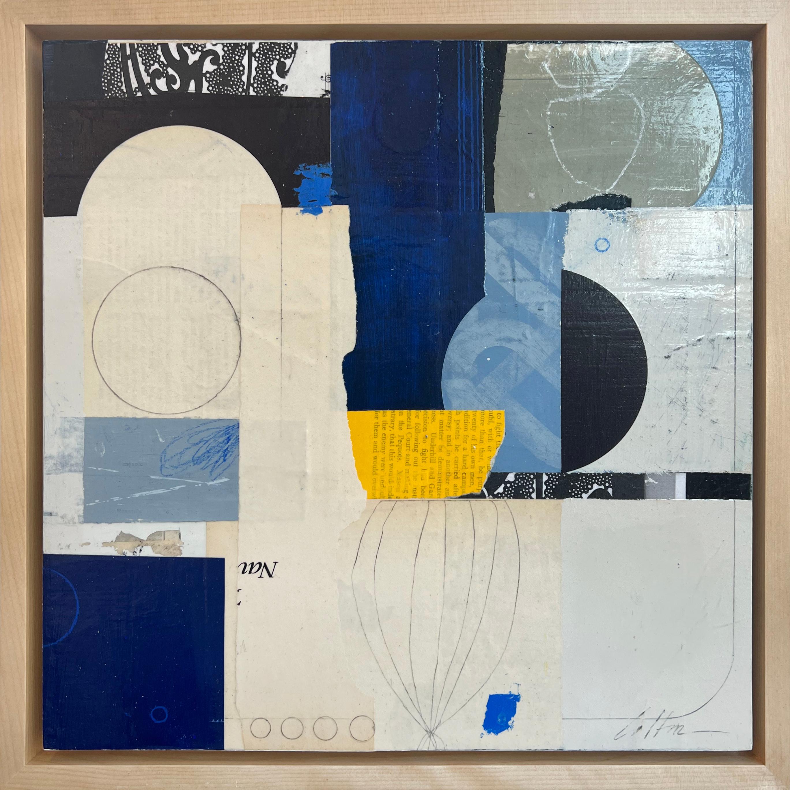 "Il racconto del sognatore", pittura a tecnica mista - Mixed Media Art di Deborah T. Colter