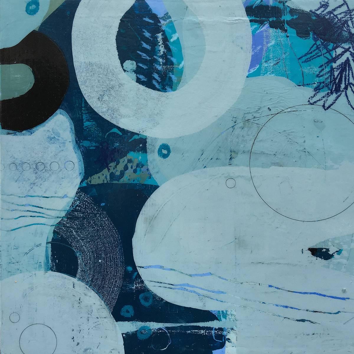 Deborah T. Colter Abstract Painting - Beneath The Waves