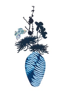 Blooms + Butterfly No. 7, Flowers, Botanical, Collage, Mothers Day, Everylast