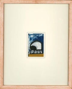 Deborah Whitman - American Contemporary Pastel, Abstract Composition, 'Elephant'