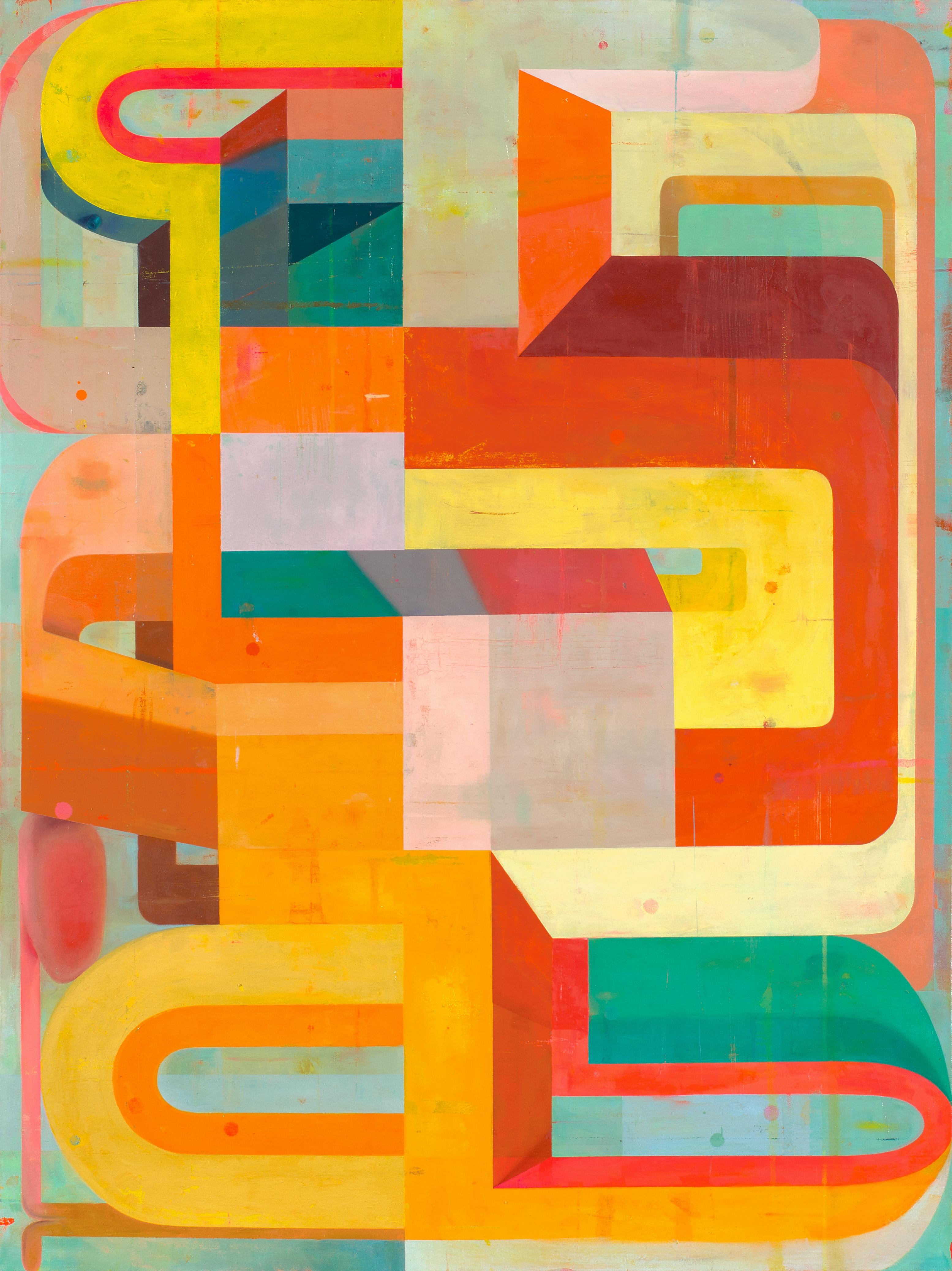 Deborah Zlotsky Abstract Painting - All In