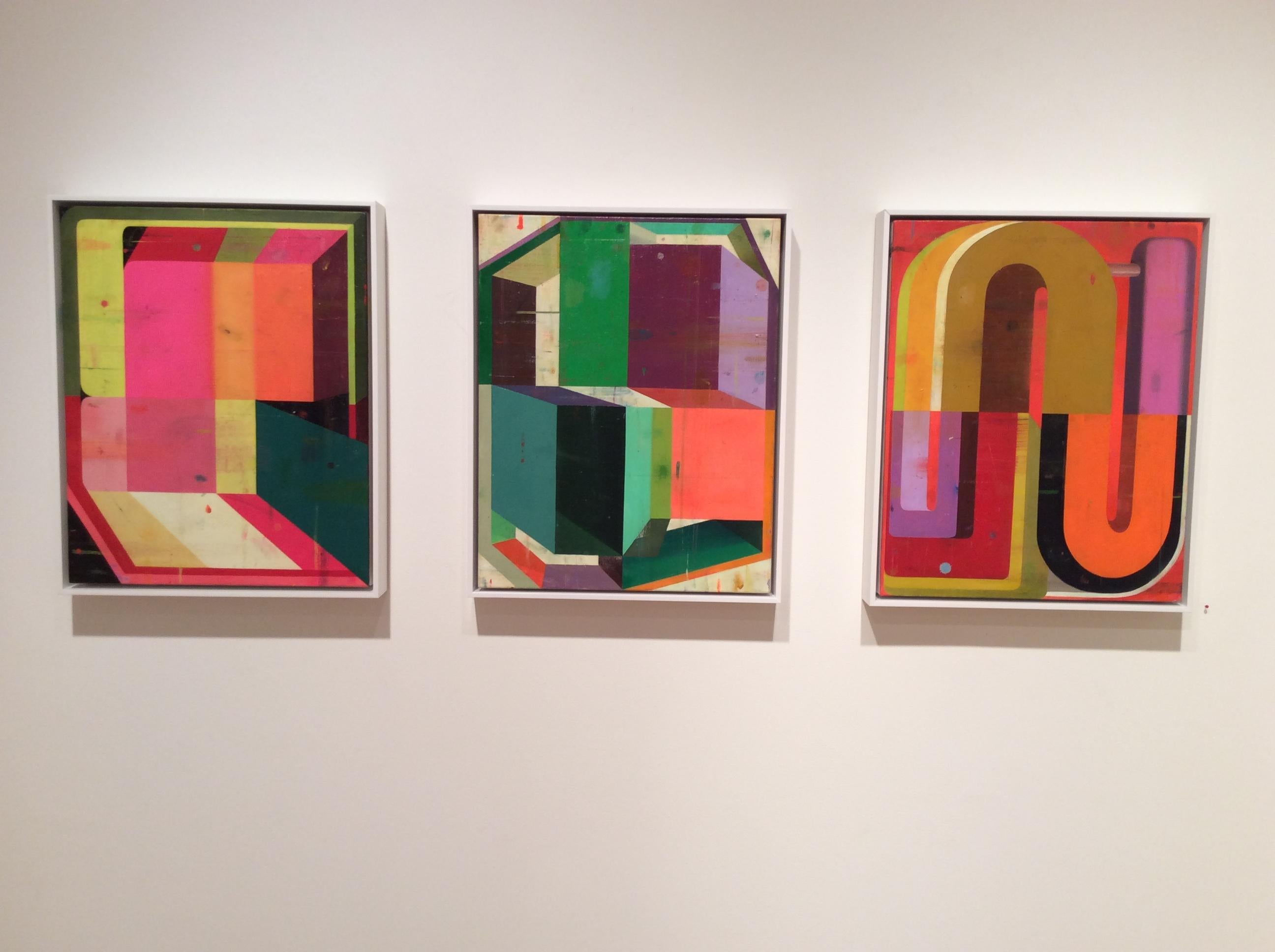 Curós, Abstract geometric, contemporary painting For Sale 1