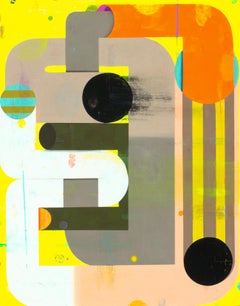 Deborah Zlotsky "Genealogies 5" 2023 acrylic gouache on panel