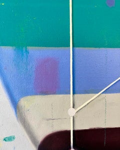 "Oꓘ" 2025 oil on canvas 14 x 11 in.