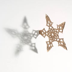 Debra Baxter - Debra Baxter, Lace Throwing Star, 2018, bronze Debra Baxter, Lace Throwing Star, 2018, bronze