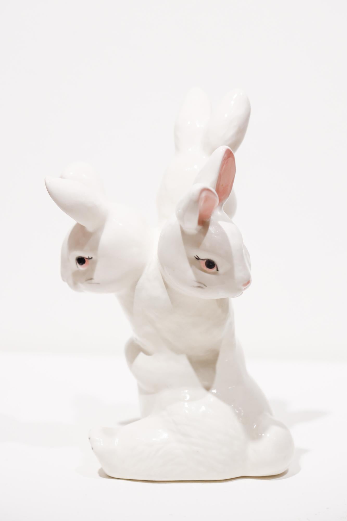 Kaninchen Kaninchen Kaninchen (Zeitgenössisch), Sculpture, von Debra Broz