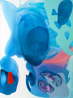 Indigo Pool (Large Scale Contemporary Abstract Painting)