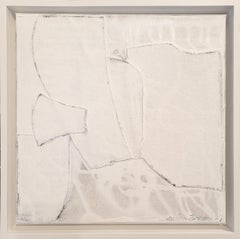 Bianco #2  Gemälde in Mischtechnik auf Leinwand von Debra Ferrari