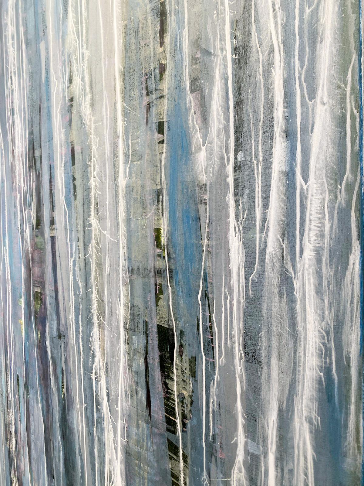 Allure abstraite Peinture sur toile contemporaine - Abstrait Painting par Debra Ferrari