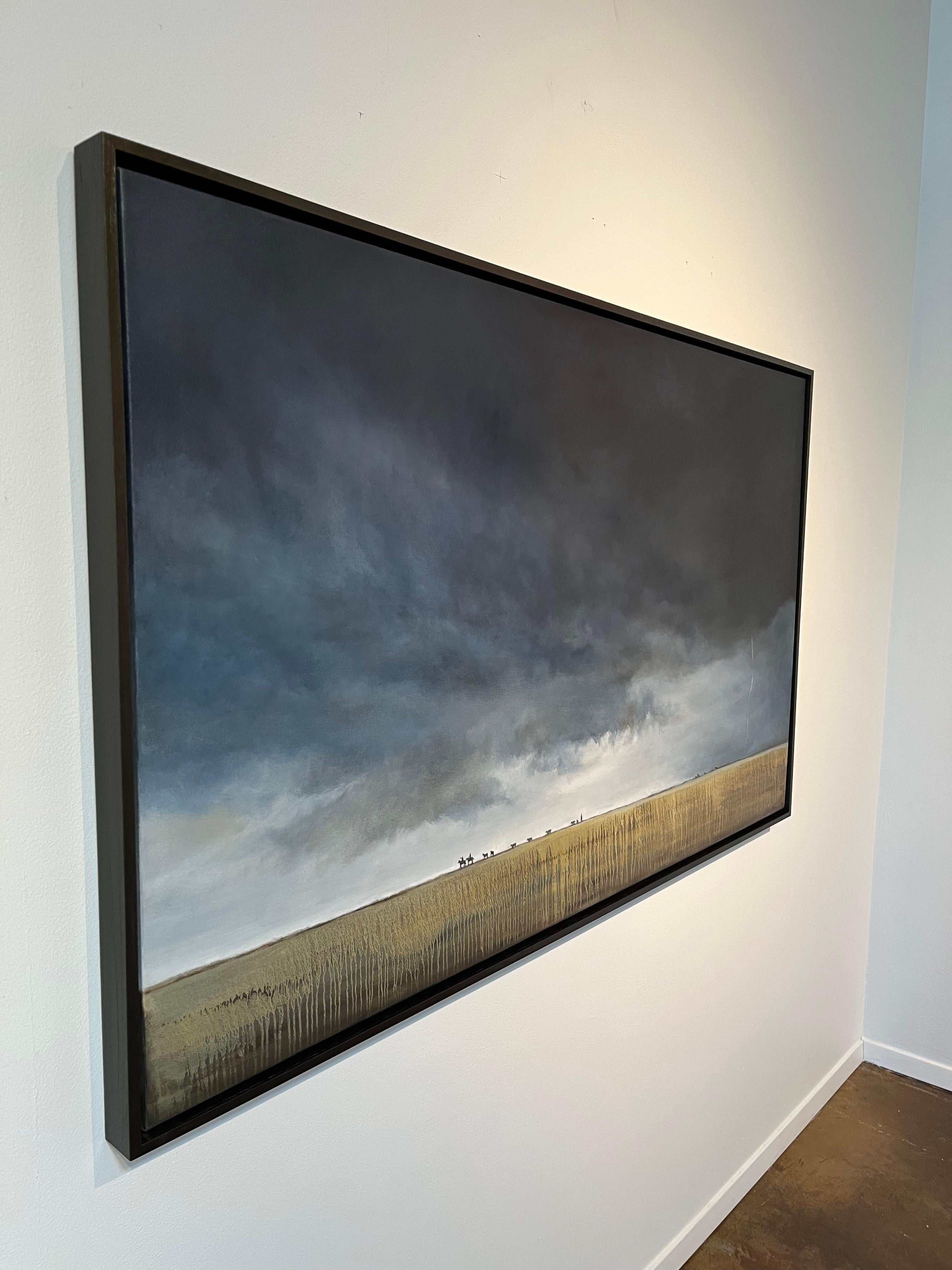 Éclair #29  Peinture sur toile de paysage 1