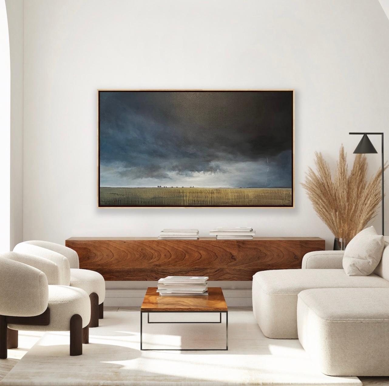 Éclair #29  Peinture sur toile de paysage 2