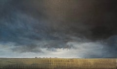 Blitzschlag #29 Landschaft Leinwandgemälde