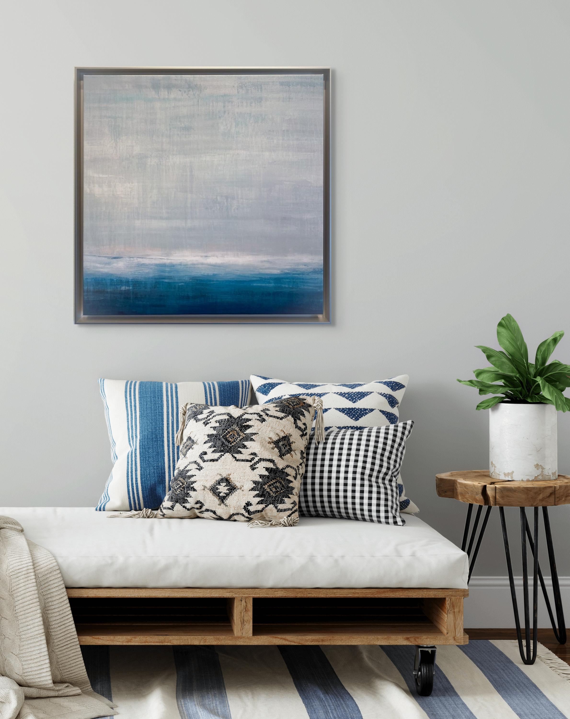 Encre d'archives côtière sur toile en vente 2