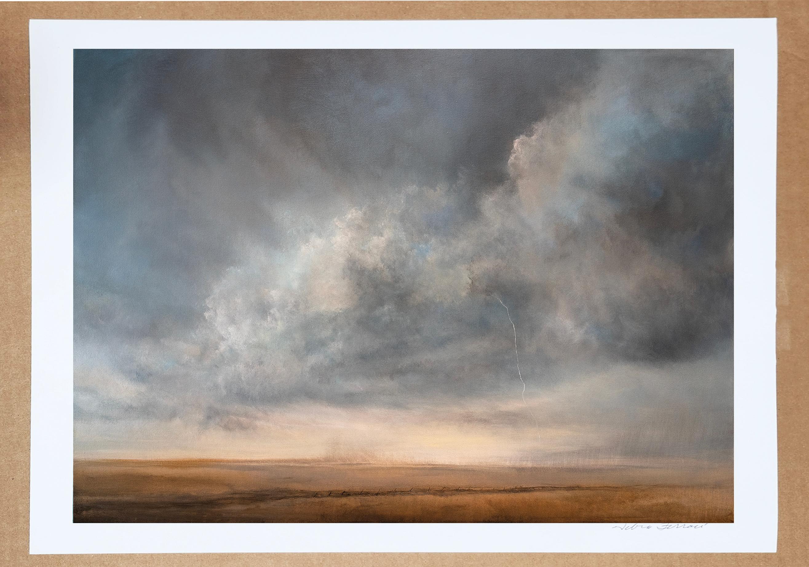 Storm 2  [Archival Ink on Paper, 50x70 in] - Contemporary Print by Debra Ferrari