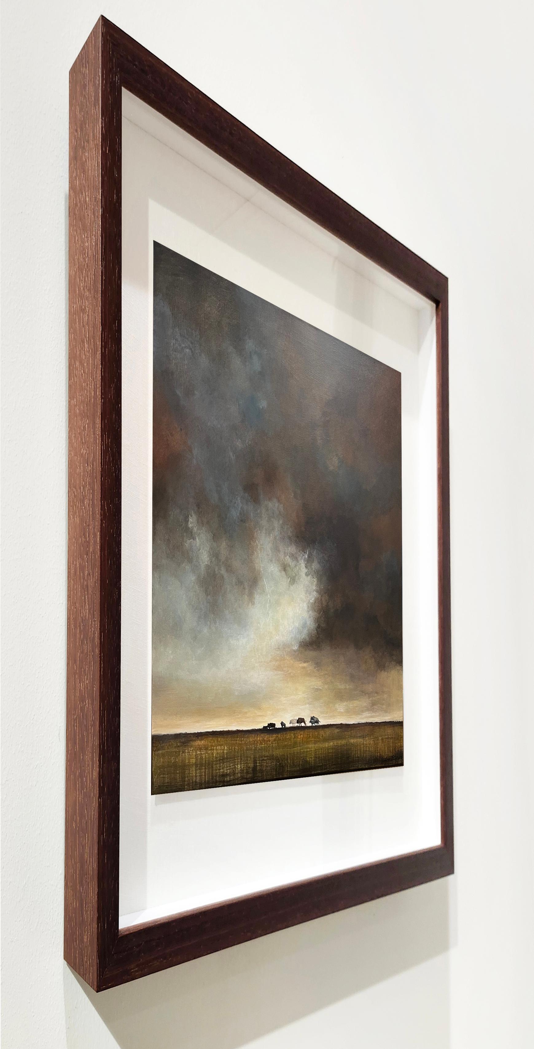 Tempête 9  [Encre d'archives sur papier, 62x62 pouces] en vente 4