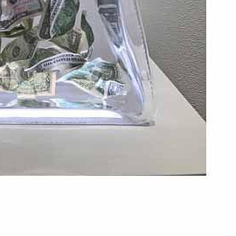 Dollar-Tasche (Pop-Art), Sculpture, von Debra Frances Bean