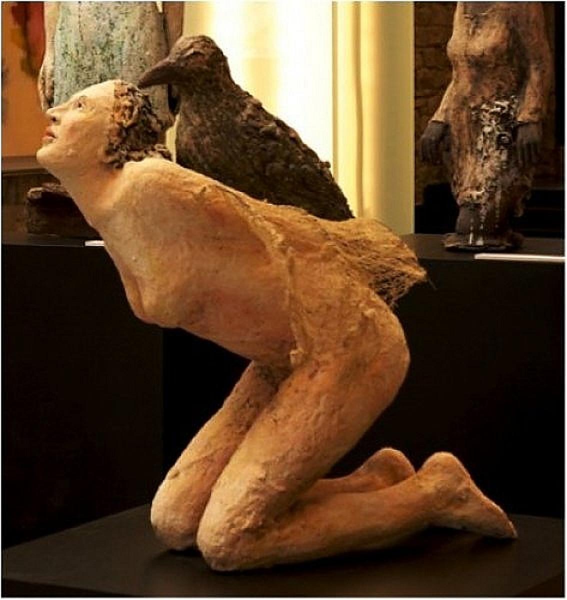 Debra Fritts Figurative Sculpture - Learning the Ways, 2010