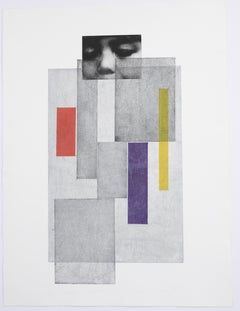 Blanket Geometries I, Photographic Etchings & Abstract Geometric Monoprint, 2022