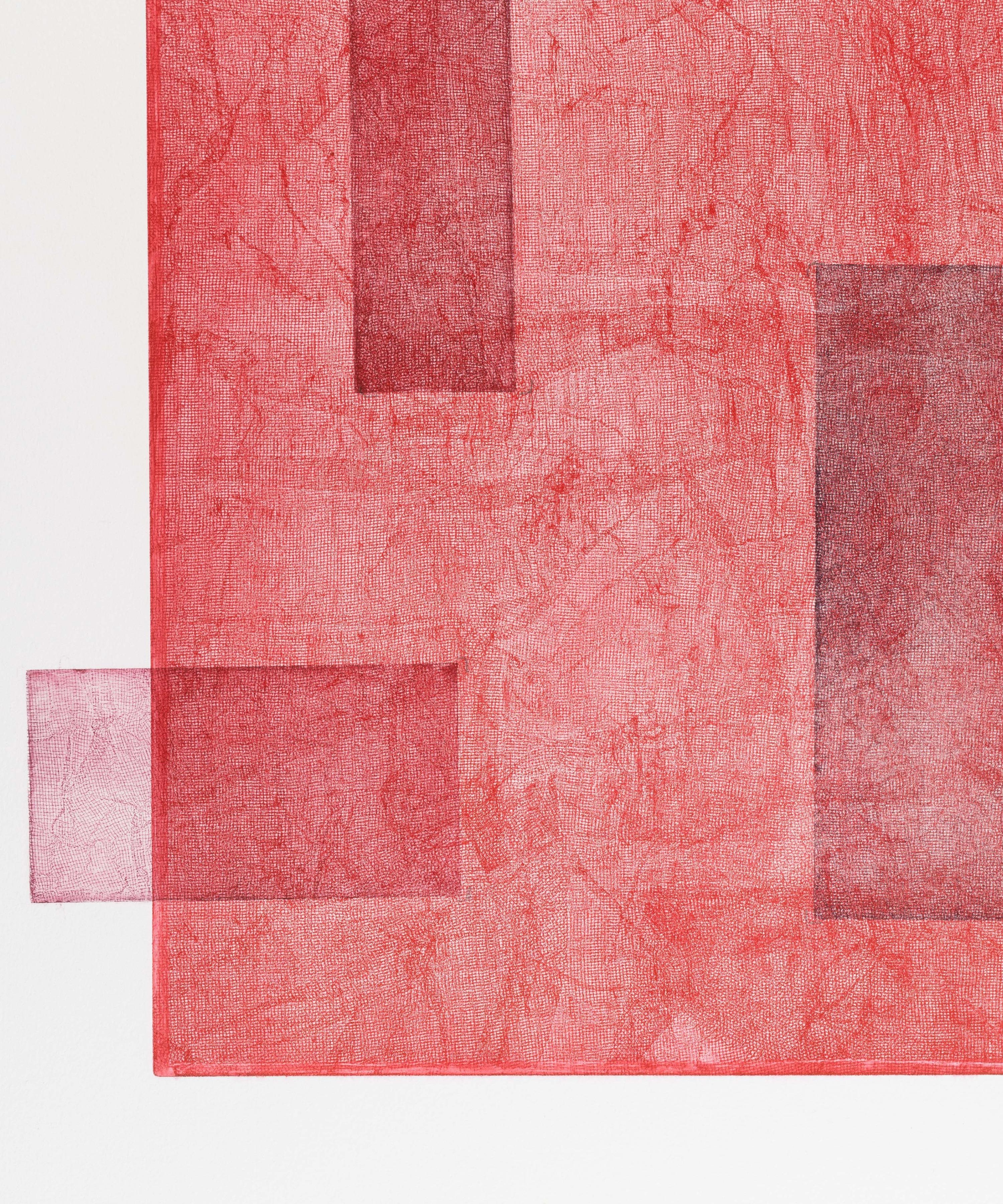 Blanket III, Photographic Etchings & Abstract Geometric Monoprint, 2022 - Print by Debra Pearlman