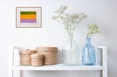 Colors within a witch hazel blossom 2 (Abstract painting)