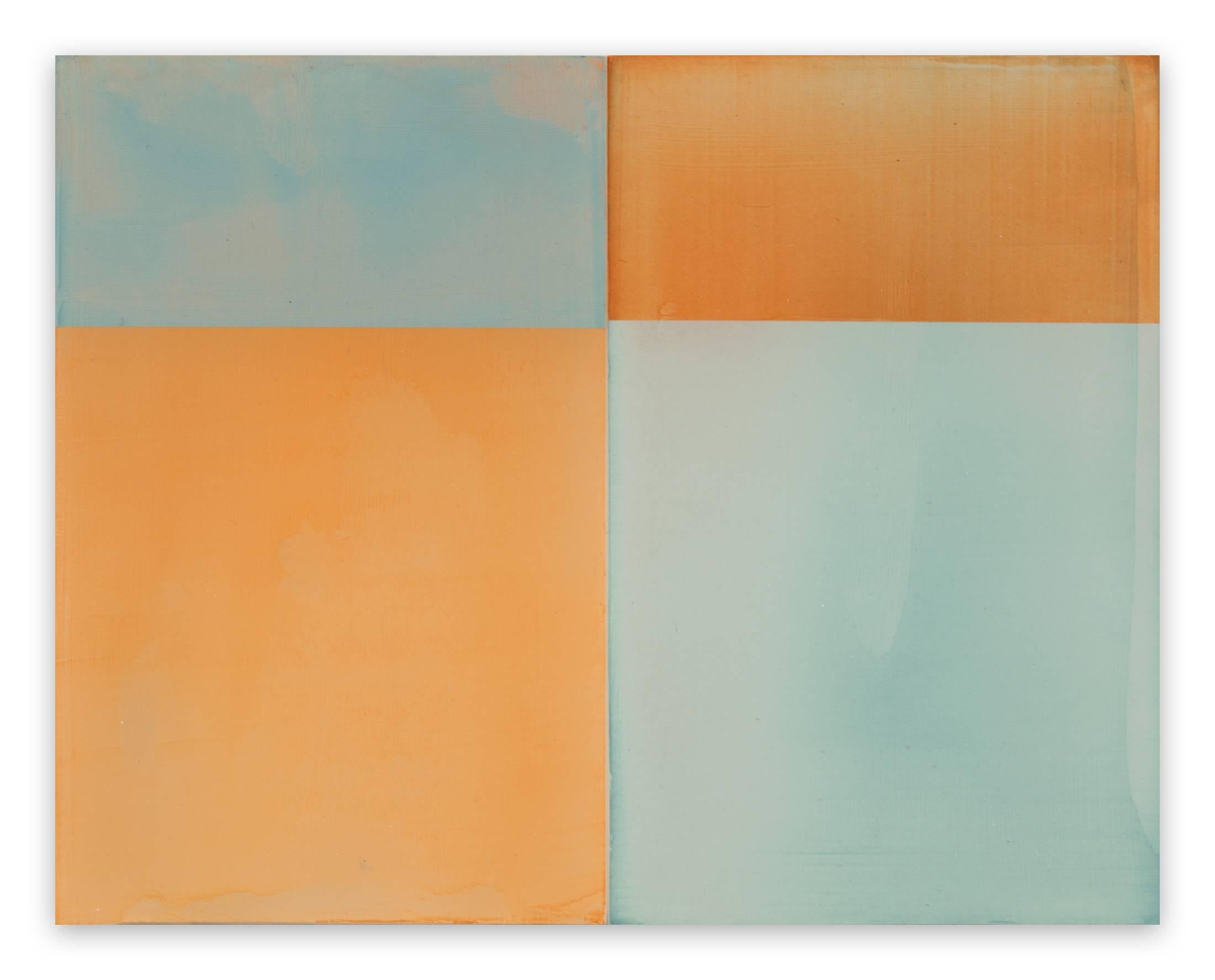 Debra Ramsay Abstract Painting – Flechten & Knoblauch
