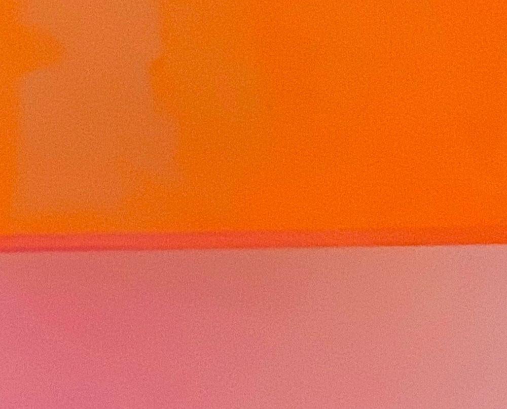 Wie ein Sommer (Abstraktes Gemälde) (Orange), Abstract Painting, von Debra Ramsay