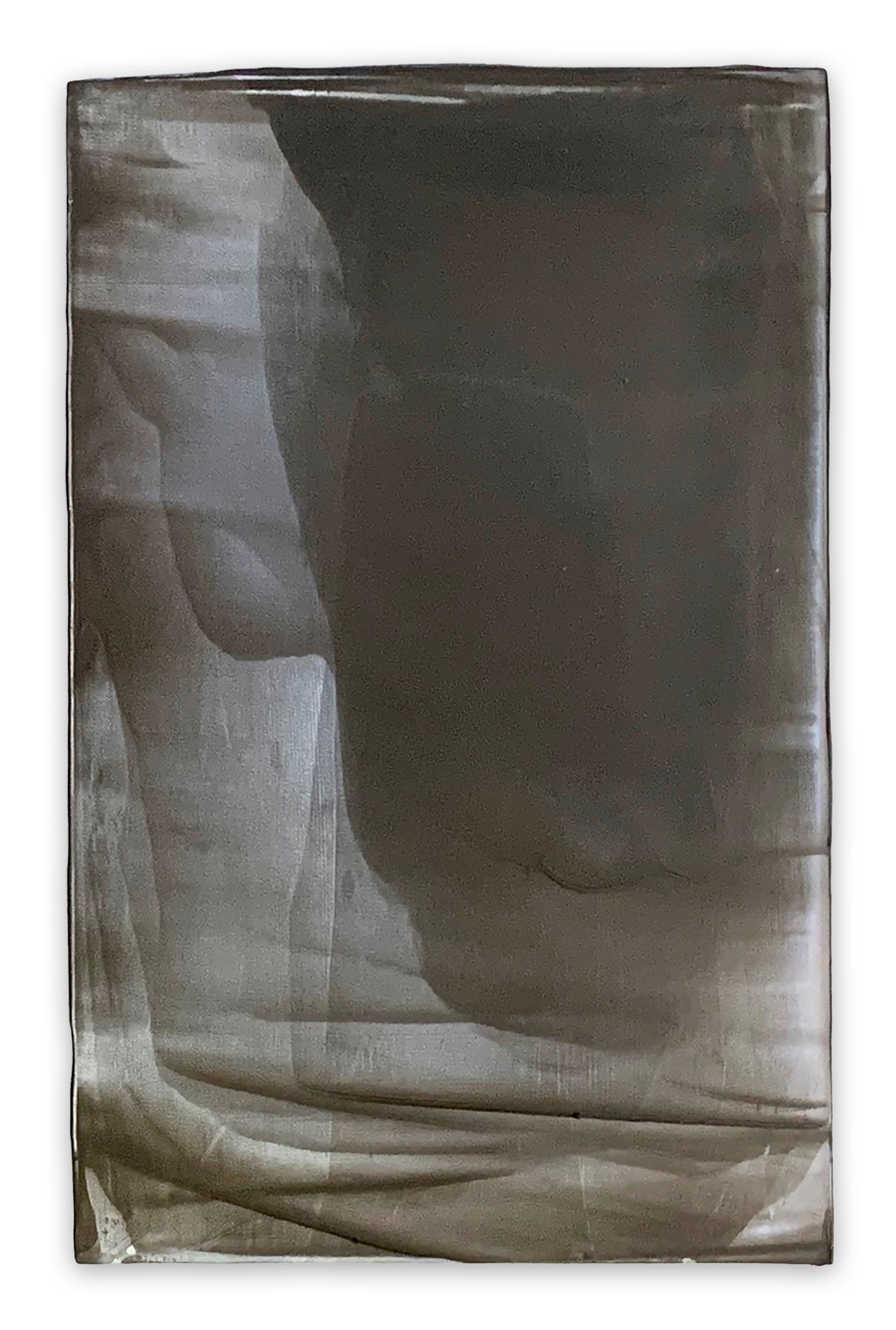 Mirage (Abstraktes Gemälde) (Grau), Abstract Painting, von Debra Ramsay