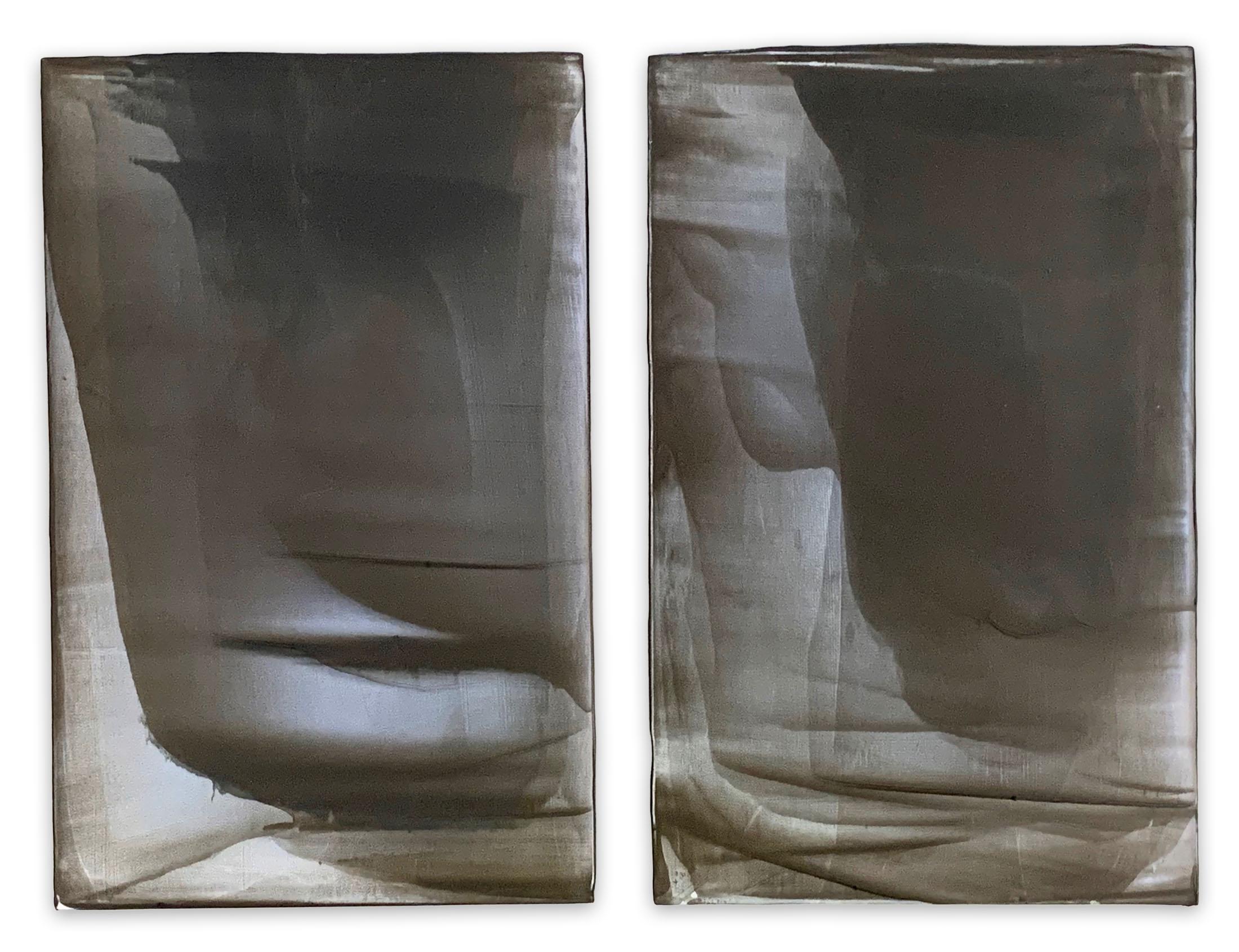 Debra Ramsay Abstract Painting - Mirage (Abstract painting)