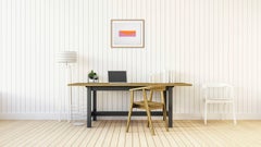 Pomegranate and mauve (Abstract painting)